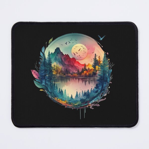 Item preview, Forest Mountain Lake designed and sold by AdvancedApe.