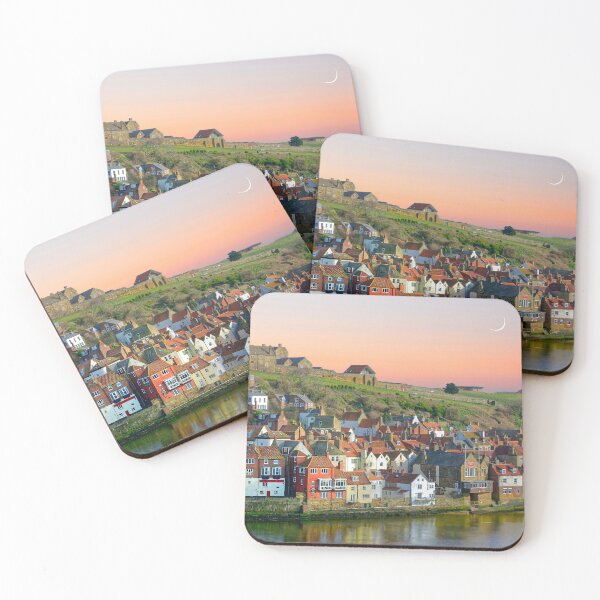 Item preview, Moonrise Over Whitby Harbour  designed and sold by Alisonchambers2.