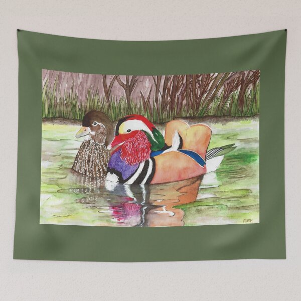 Item preview, Mandarin Ducks designed and sold by Charlotte  Smith.
