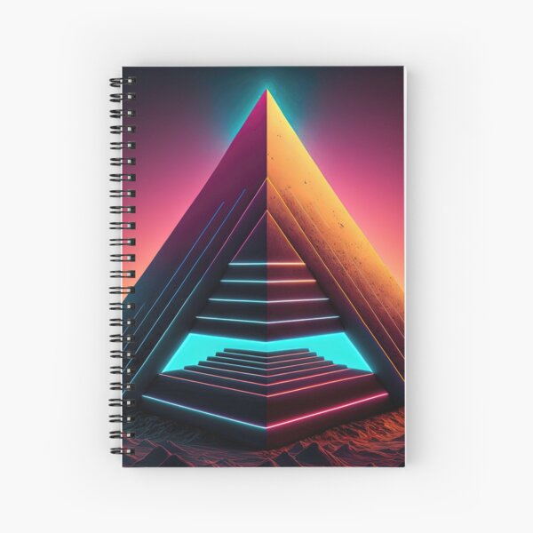 Cuaderno digital de diseño brutalista para estudiantes