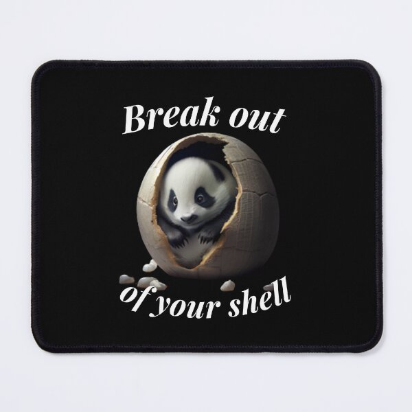 Item preview, Break out of your shell, panda in the egg designed and sold by blakfrog.