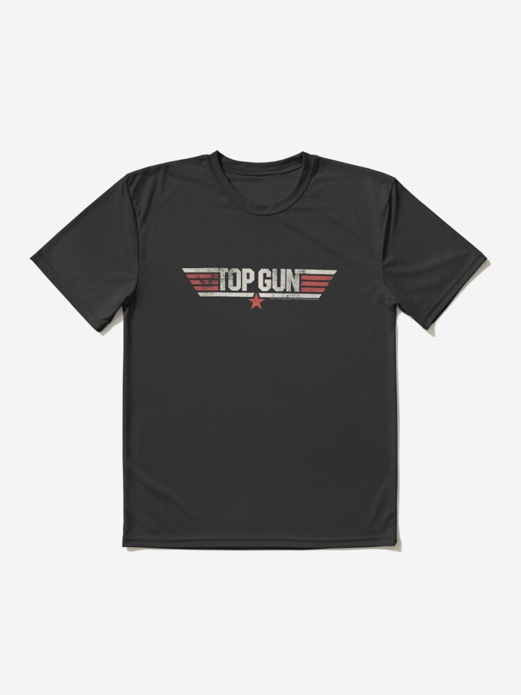 Top Gun Classic Vintage Movie Stars Logo Active T-Shirt for Sale