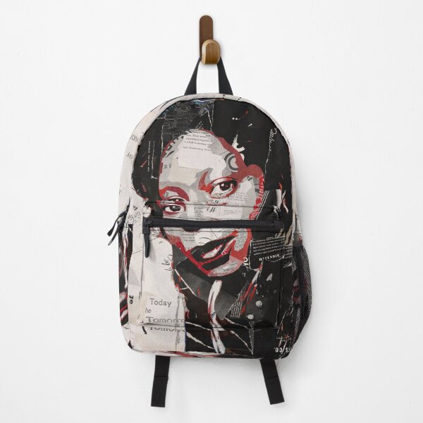 Item preview, whoopi goldberg paper collage art figure #23 designed and sold by artomazo.