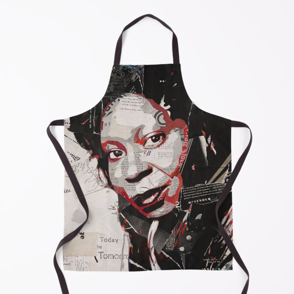 Item preview, whoopi goldberg paper collage art figure #23 designed and sold by artomazo.
