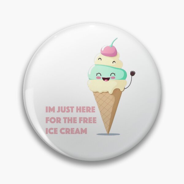 Item preview, I'm only here for the free ice cream designed and sold by lightjourney.