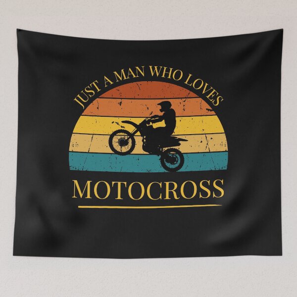Item preview, Motocross Just a Man Who Loves Motocross designed and sold by FreeMind-Design.
