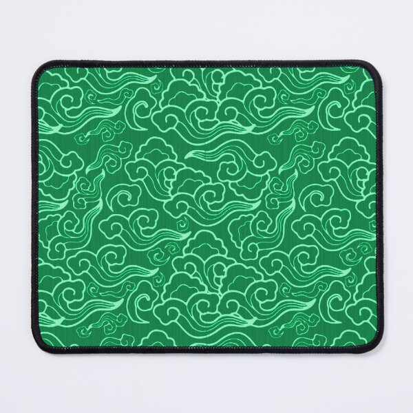 Item preview, Vintage Japanese Clouds, Jade Green  designed and sold by Marymarice.