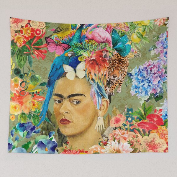 Item preview, Frida Kahlo Wild Green designed and sold by Muycote.