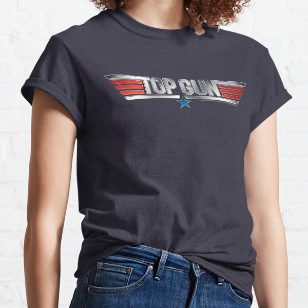 Top Gun Classic Vintage Stars & Stripes Movie Logo Classic T-Shirt