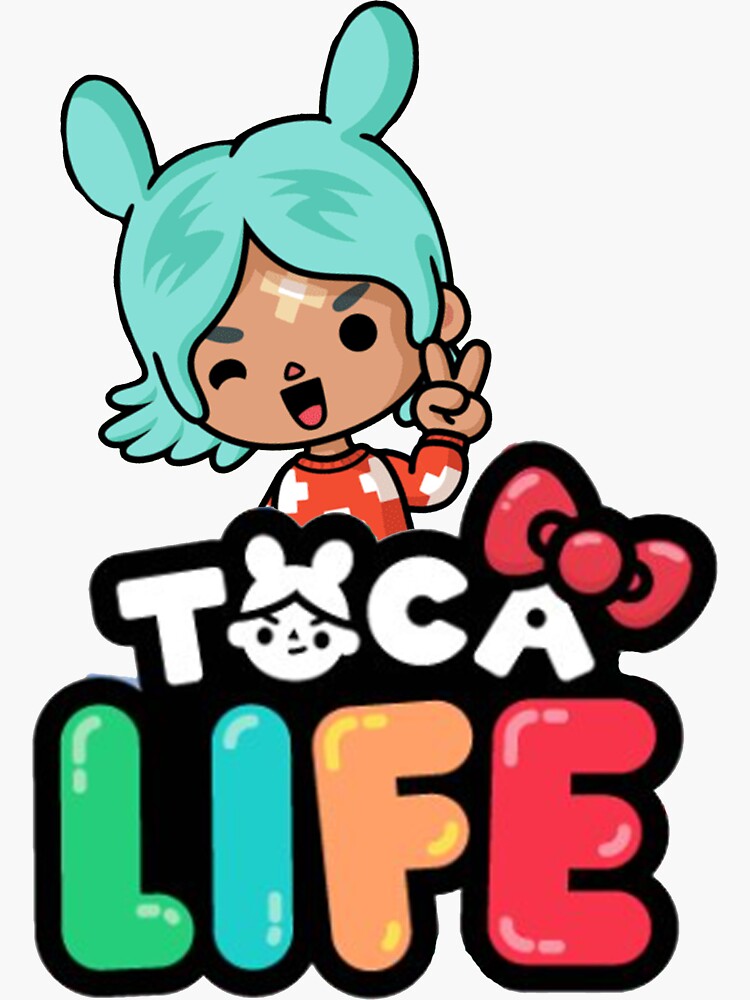 toca boca world  Sticker for Sale by MasonBibi