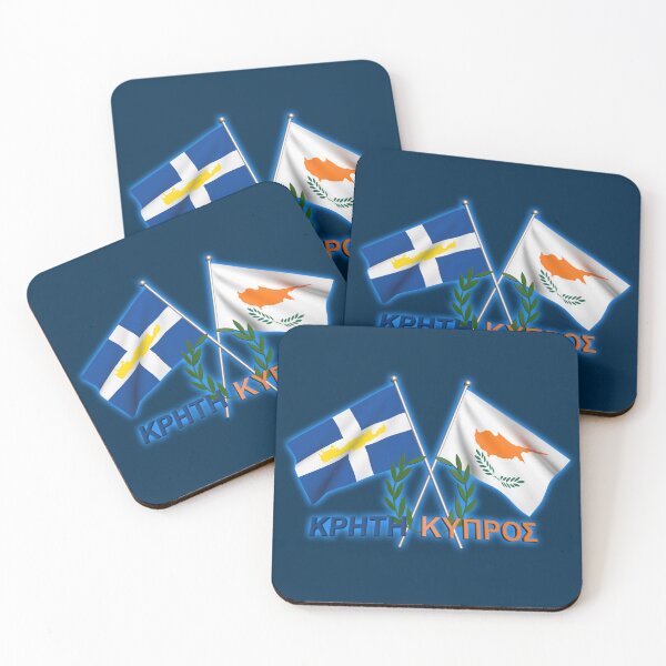 Item preview, Crete and Cyprus flags designed and sold by Lefteris Betsis.