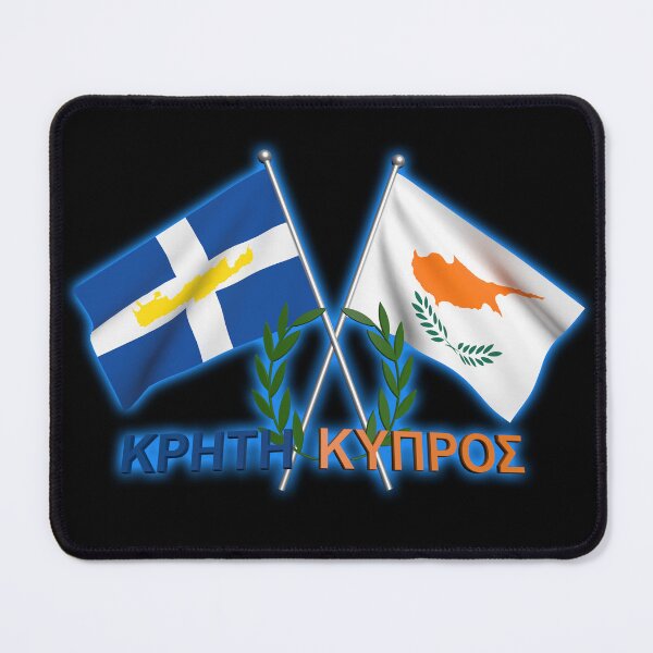 Item preview, Crete and Cyprus flags designed and sold by Lefteris Betsis.