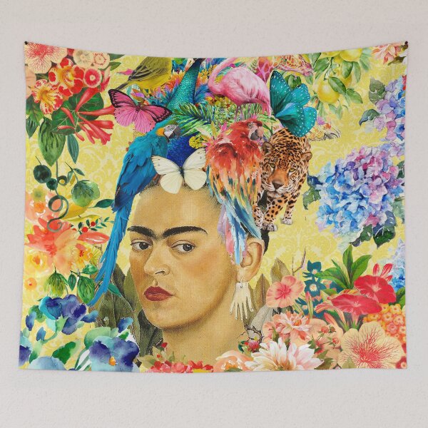 Item preview, Frida Kahlo Wild Yellow designed and sold by Muycote.