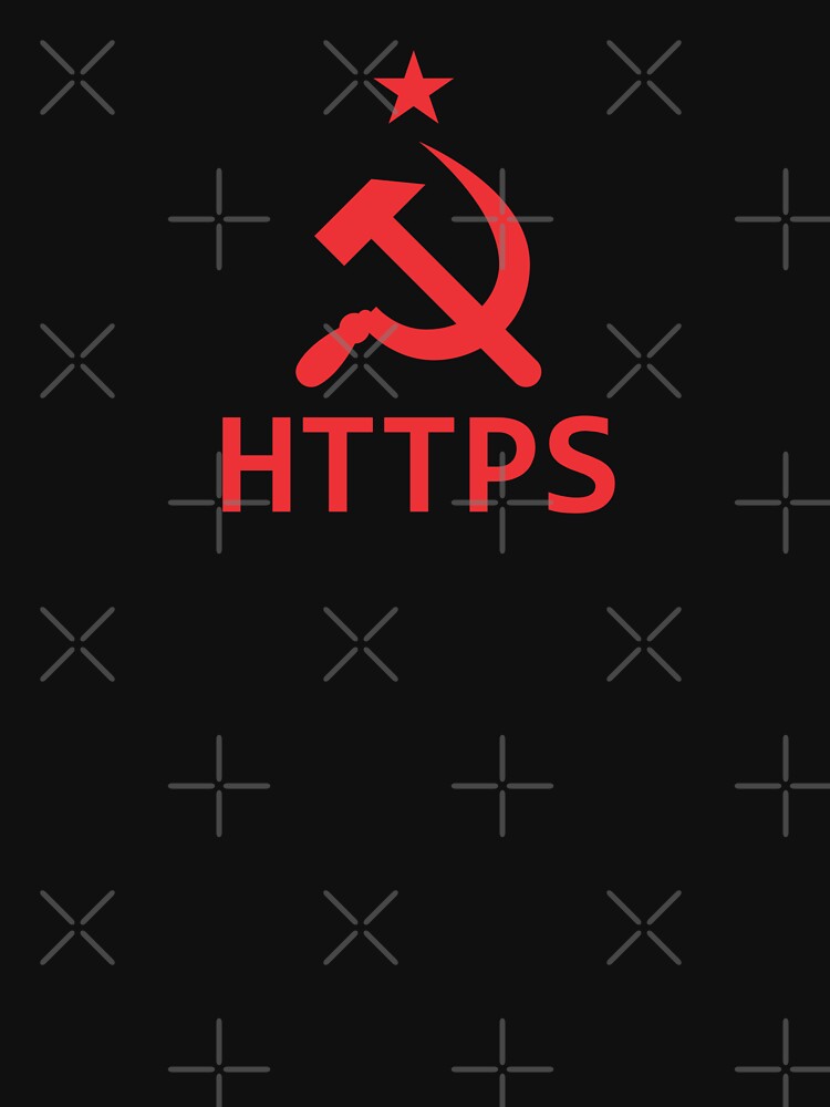 Thumbnail 7 of 7, Classic T-Shirt, Secure Internet - Red designed and sold by 3FreaksWith.
