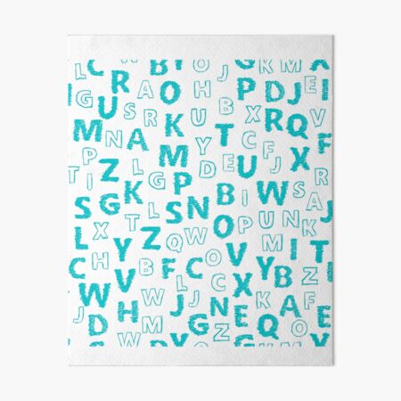 Alphabet Lore A Z Art Board Print for Sale by elnodi academy