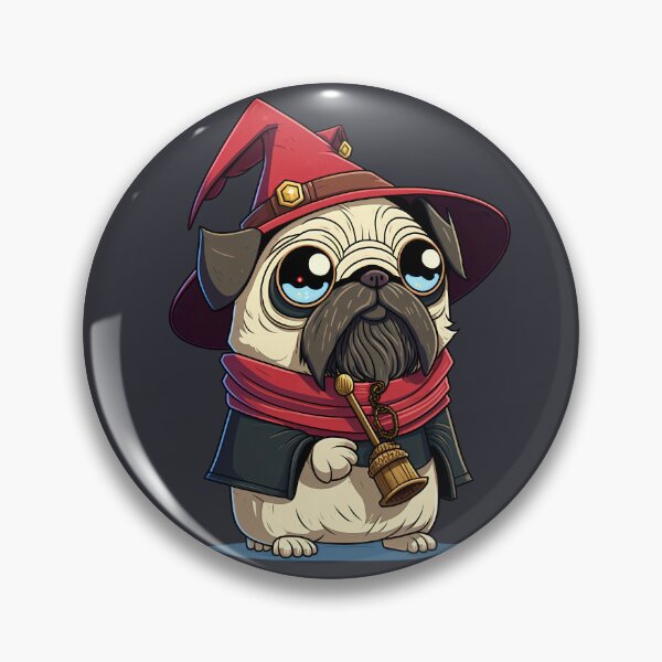 Item preview, Pug Wizard 2 designed and sold by TheSillySartor.