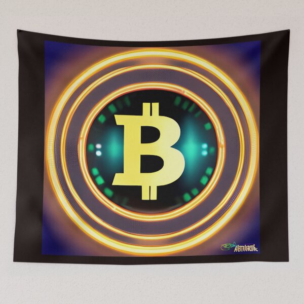 Item preview, Bitcoin Cyberpunk SciFi Logo 15 designed and sold by Benito Del Ray.