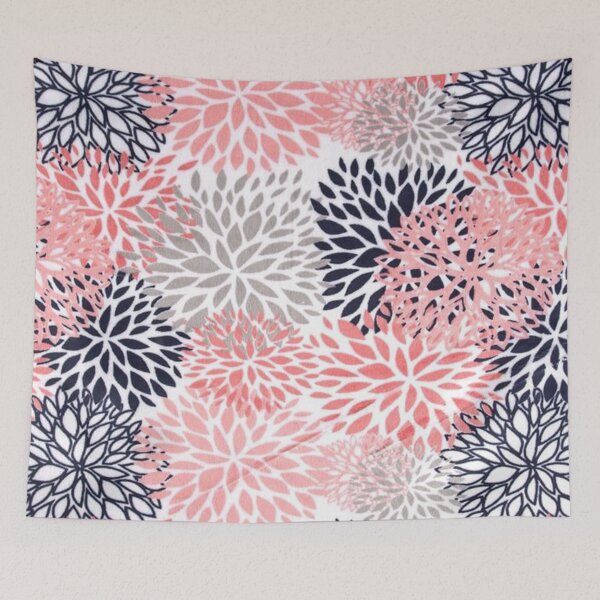Item preview, Coral and Navy Floral designed and sold by happyk8e.