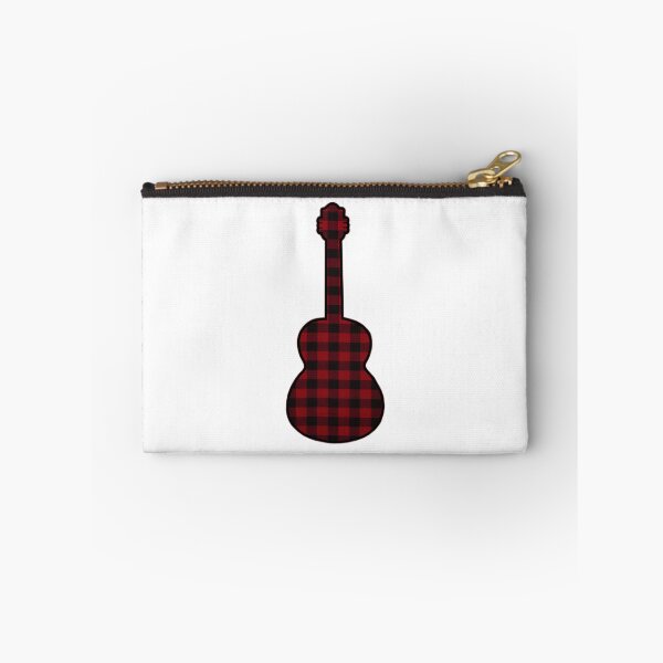 Item preview, Red Rumpled Flannel Guitar designed and sold by janraydesigns.