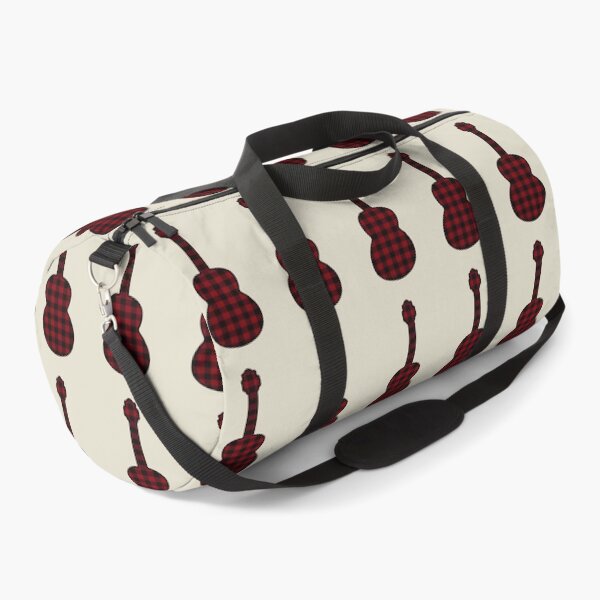 Item preview, Red Rumpled Flannel Guitar designed and sold by janraydesigns.