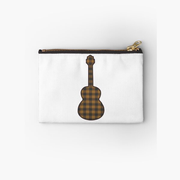 Item preview, Old Gold Rumpled Flannel Guitar designed and sold by janraydesigns.