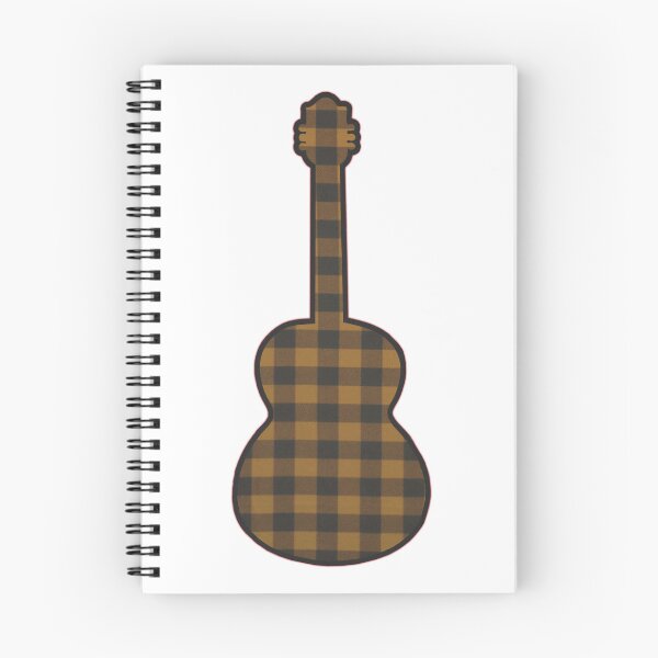Item preview, Old Gold Rumpled Flannel Guitar designed and sold by janraydesigns.