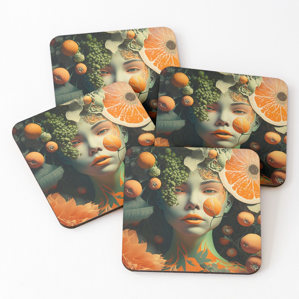 Item preview, Coasters (Set of 4) designed and sold by Left-Hand-Tree.