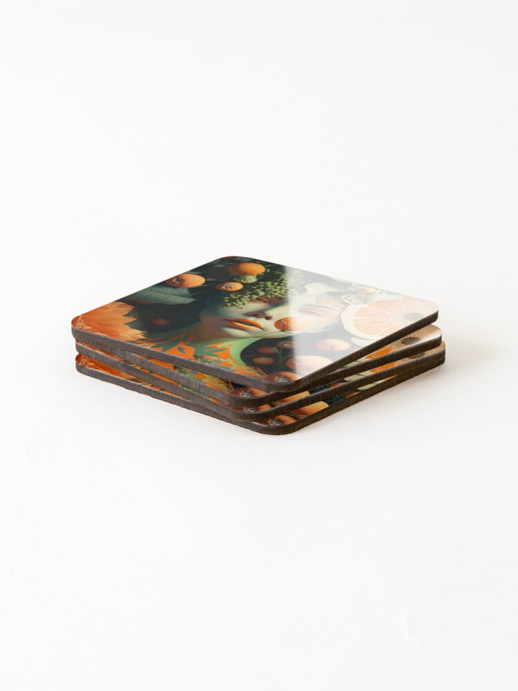 Thumbnail 4 of 5, Coasters (Set of 4), Unworldly Splendor designed and sold by Left-Hand-Tree.