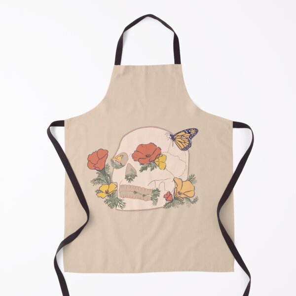 Item preview, Flowered Skull with Butterfly designed and sold by Yellow-Finch.