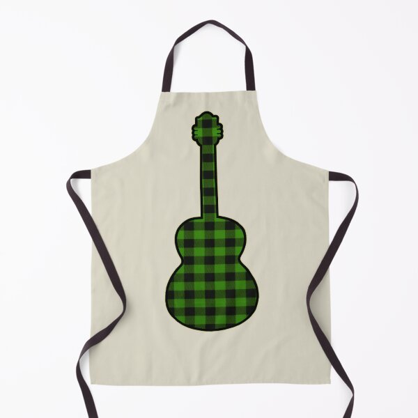 Item preview, Green Rumpled Flannel Guitar designed and sold by janraydesigns.