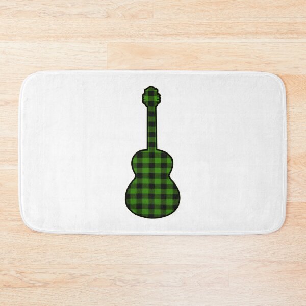Item preview, Green Rumpled Flannel Guitar designed and sold by janraydesigns.