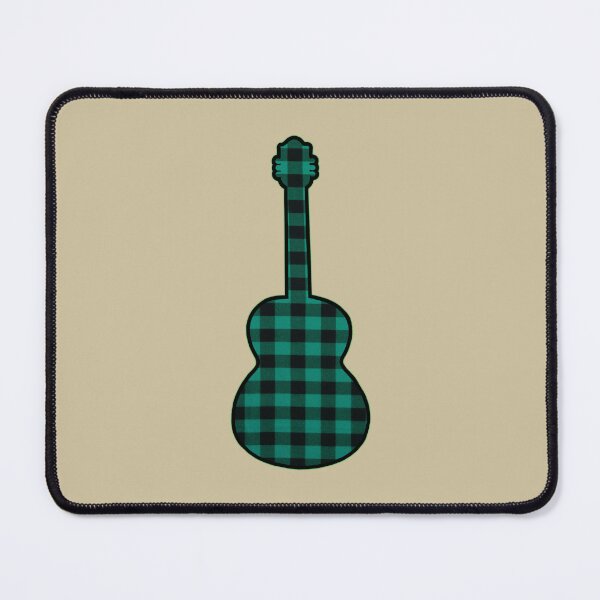 Item preview, Teal Rumpled Flannel Guitar designed and sold by janraydesigns.