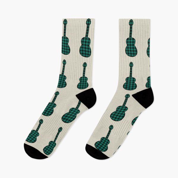 Item preview, Teal Rumpled Flannel Guitar designed and sold by janraydesigns.