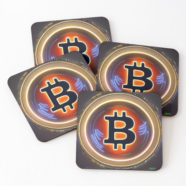 Item preview, Bitcoin Cyberpunk SciFi Logo 33 designed and sold by Benito Del Ray.