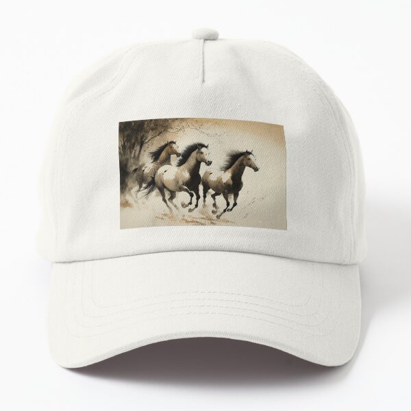 Aperçu de l'œuvre Courir des chevaux en sépia créée et vendue par avancee.