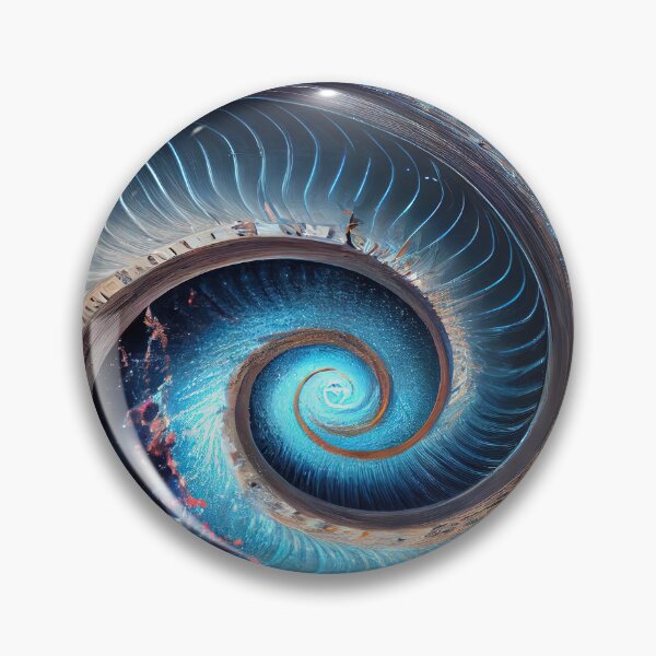 Item preview, Blue Star Cosmic Spiral designed and sold by OccultDreams.