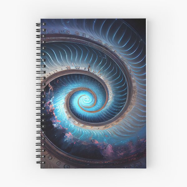 Item preview, Blue Star Cosmic Spiral designed and sold by OccultDreams.