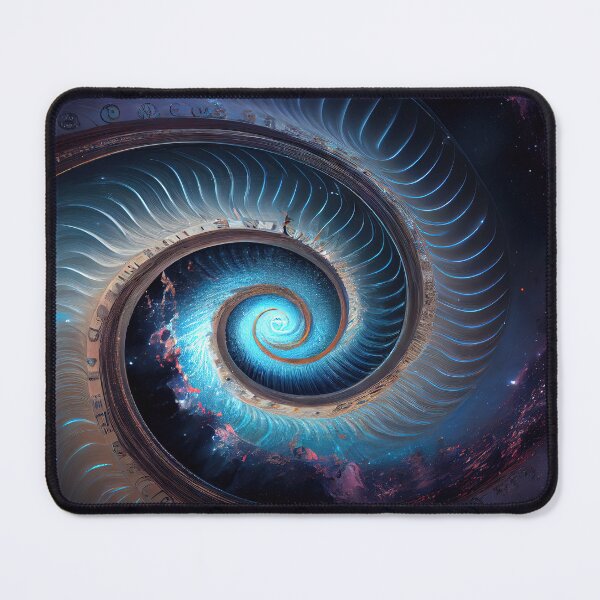 Item preview, Blue Star Cosmic Spiral designed and sold by OccultDreams.
