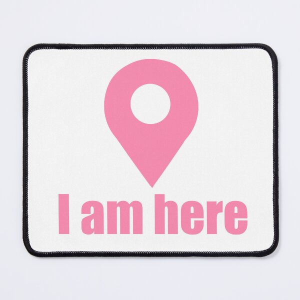 Item preview, I Am Here Baby Girl Location Marker designed and sold by The Tinker Man's Daughter.