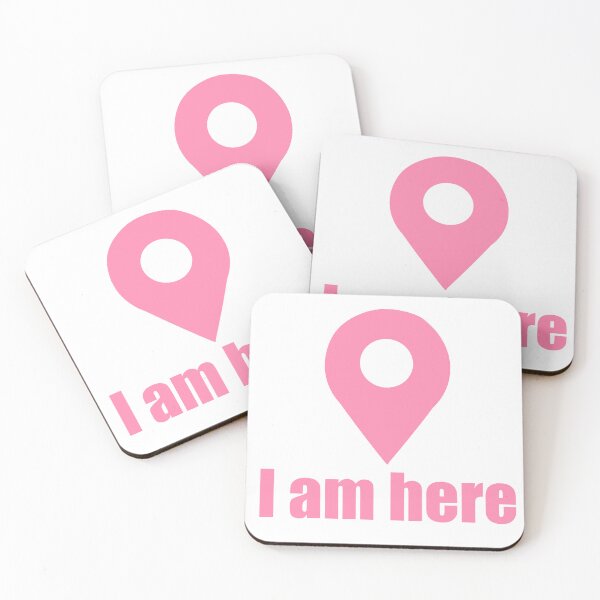 Item preview, I Am Here Baby Girl Location Marker designed and sold by The Tinker Man's Daughter.
