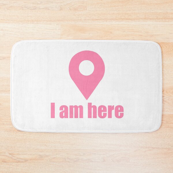 Item preview, I Am Here Baby Girl Location Marker designed and sold by The Tinker Man's Daughter.