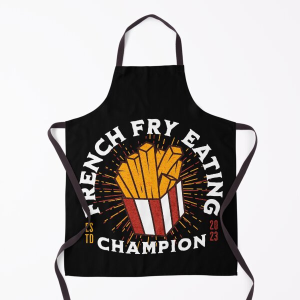 Aperçu de l'œuvre French Fry Eating Champion - Funny Fast Food créée et vendue par TheButtonCrew.