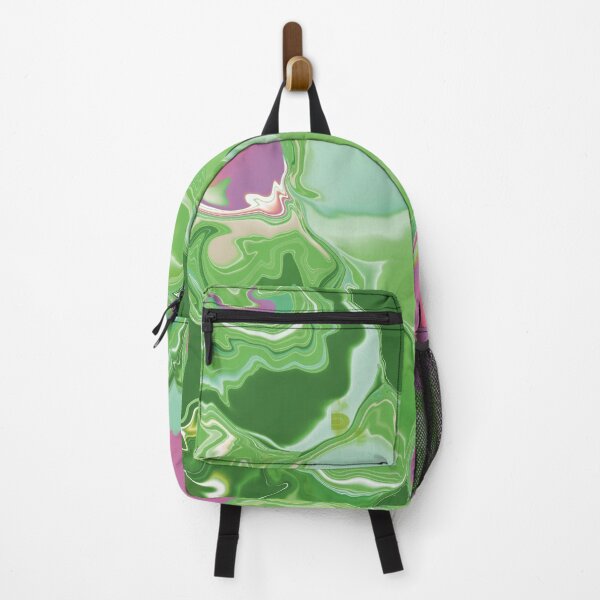 Item preview, Bubble in the sky abstract art green pink designed and sold by chuckletuckle.