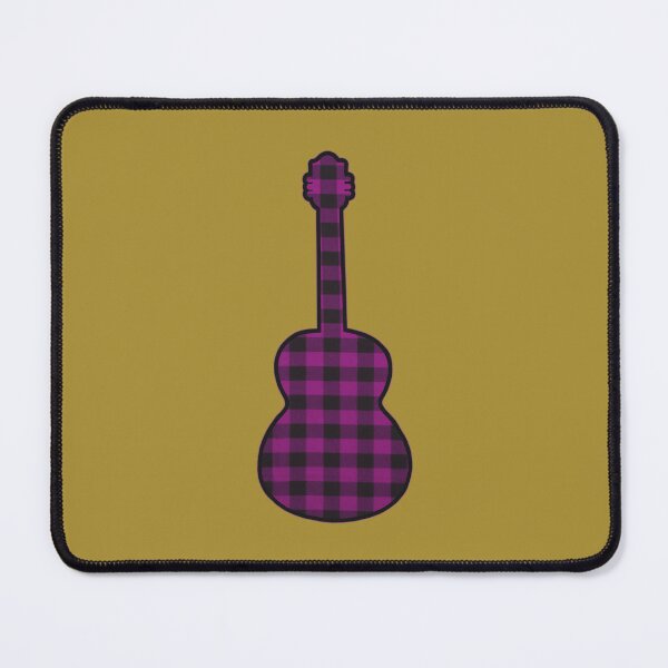 Item preview, Hot Pink Rumpled Flannel Guitar designed and sold by janraydesigns.