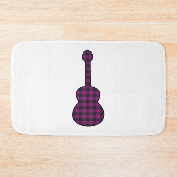 Item preview, Hot Pink Rumpled Flannel Guitar designed and sold by janraydesigns.