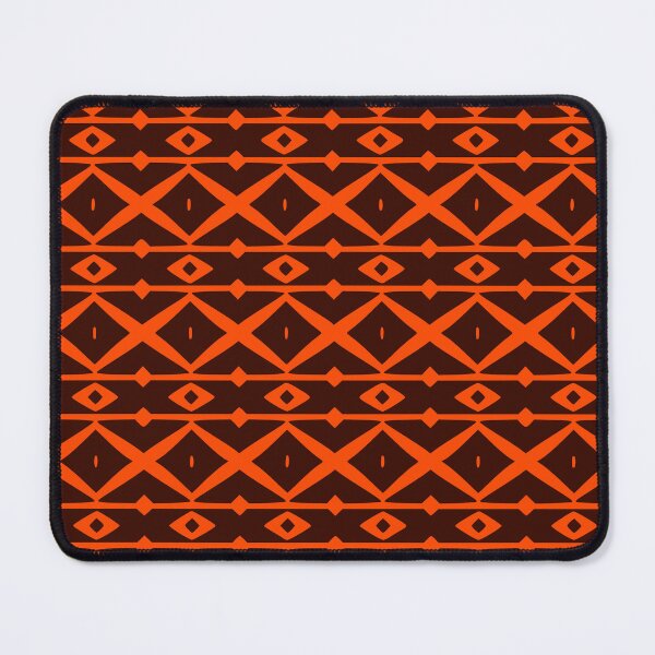 Item preview, Orange and Brown Trellis Diamond Pattern designed and sold by Sweet  Zoe Shop.
