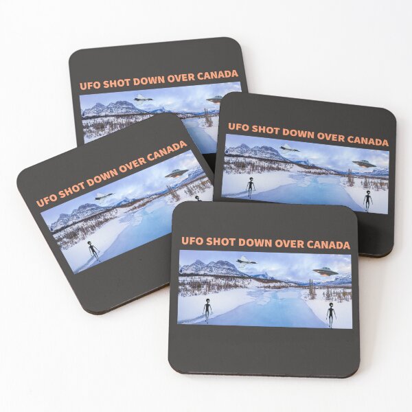 Item preview, UFO SHOT DOWN OVER CANADA - JET SHOOTS DOWN FLYING OBJECT designed and sold by TechLaughs.