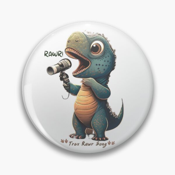 Item preview, Cute Trex Singing Rawr designed and sold by lelixart.