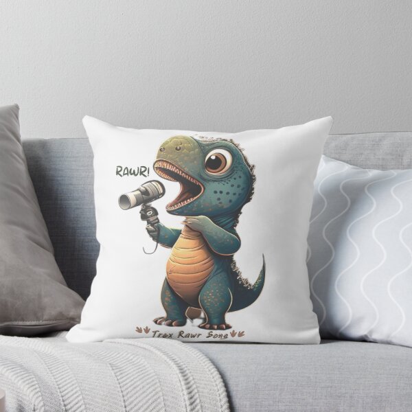 Aperçu de l'œuvre Trex mignon chantant Rawr créée et vendue par lelixart.