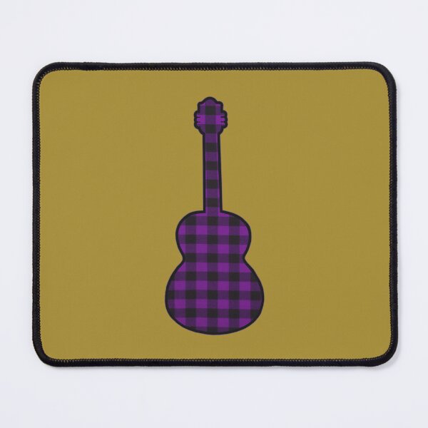Item preview, Purple Rumpled Flannel Guitar designed and sold by janraydesigns.